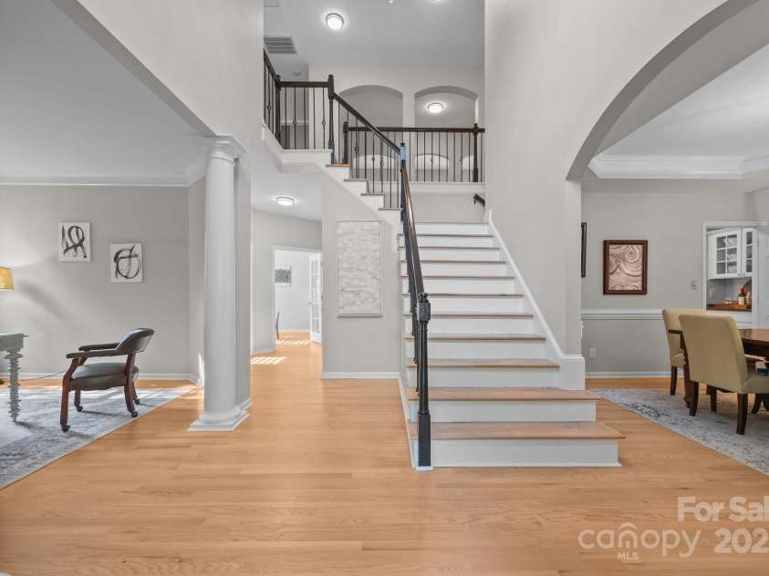 263 Fernbrook Drive, Mooresville, NC 28117.  MLS# CAR4246852, YatesRealty ID 13887. Fresh updates include new and refinished hardwoods, whole-house interior paint, hardware, and lighting throughout.