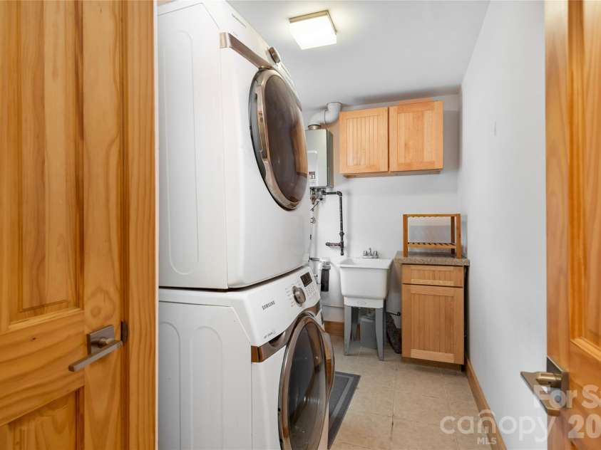 1105 Griffin Branch Road, Marshall, NC 28753.  MLS# CAR4363034, YatesRealty ID 13888. Dedicated laundry 