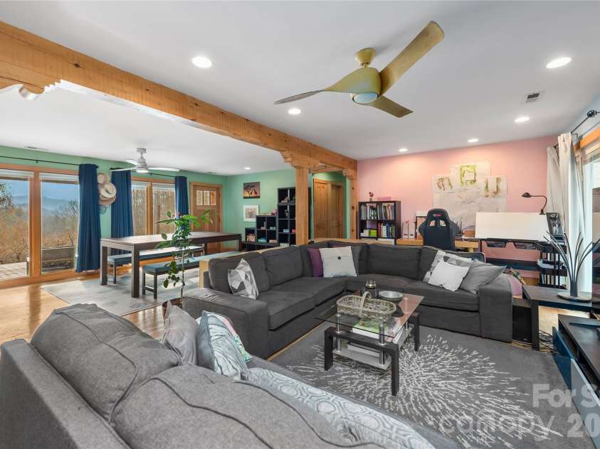 1105 Griffin Branch Road, Marshall, NC 28753.  MLS# CAR4363034, YatesRealty ID 13888. Large, and yet cozy! 