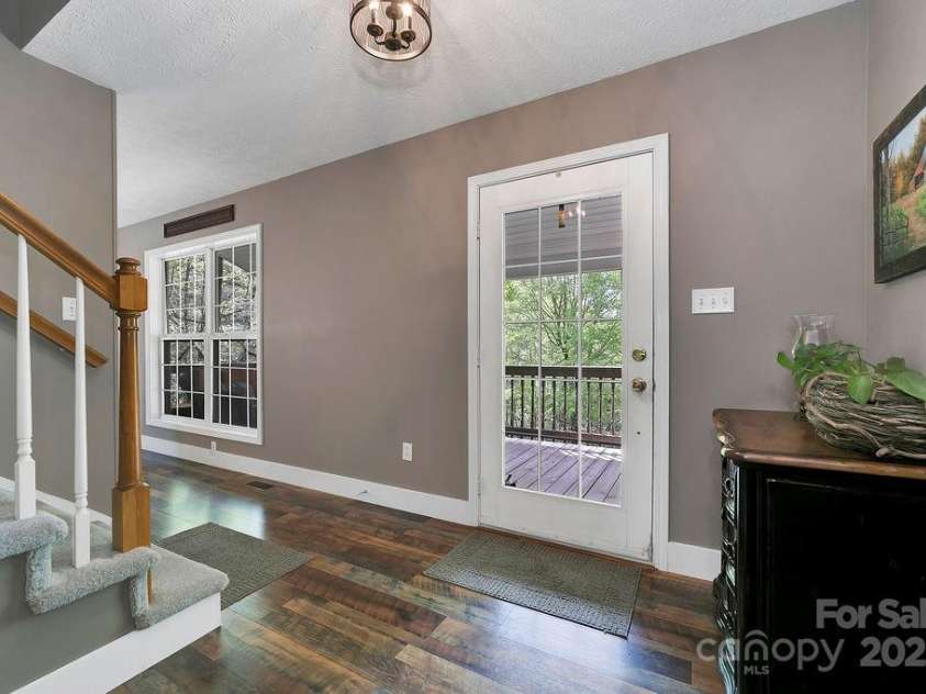544 Jeter Mountain Road, Penrose, NC 28766.  MLS# CAR4251034, YatesRealty ID 13890. Entrance/ Beautiful Floors