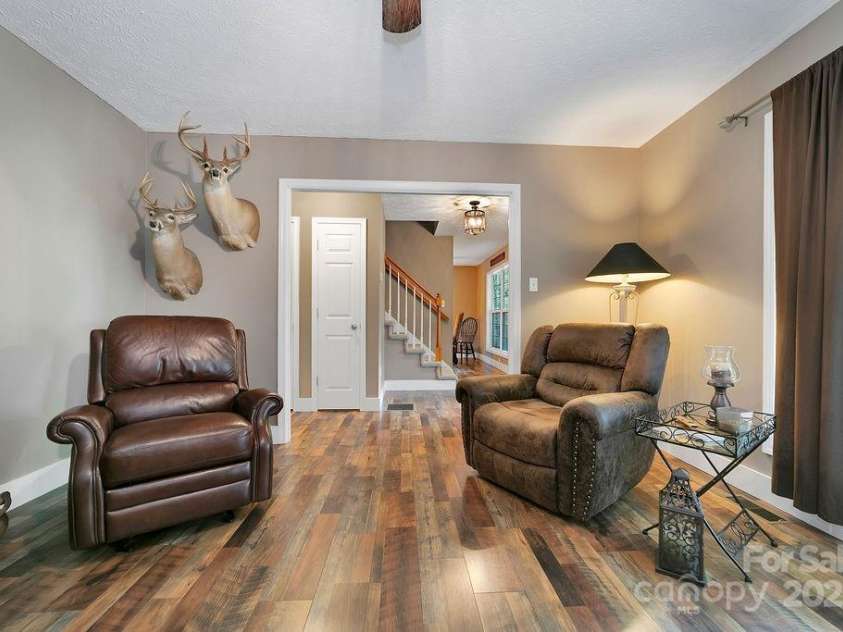 544 Jeter Mountain Road, Penrose, NC 28766.  MLS# CAR4251034, YatesRealty ID 13890. Living Room