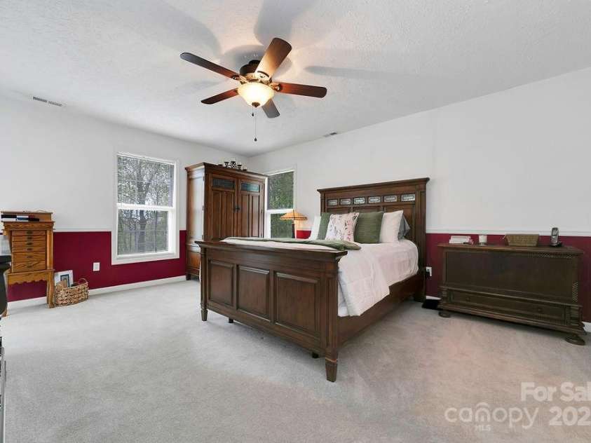 544 Jeter Mountain Road, Penrose, NC 28766.  MLS# CAR4251034, YatesRealty ID 13890. Primary Bedroom