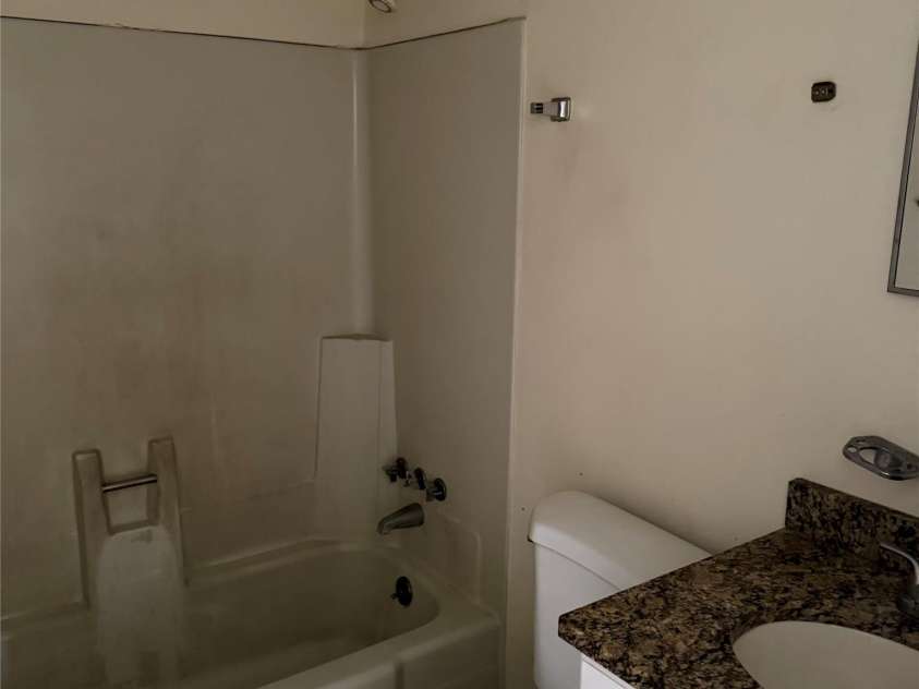 1314 Milan Road, Charlotte, NC 28216.  MLS# CAR4190638, YatesRealty ID 1390. Bath with granite vanity