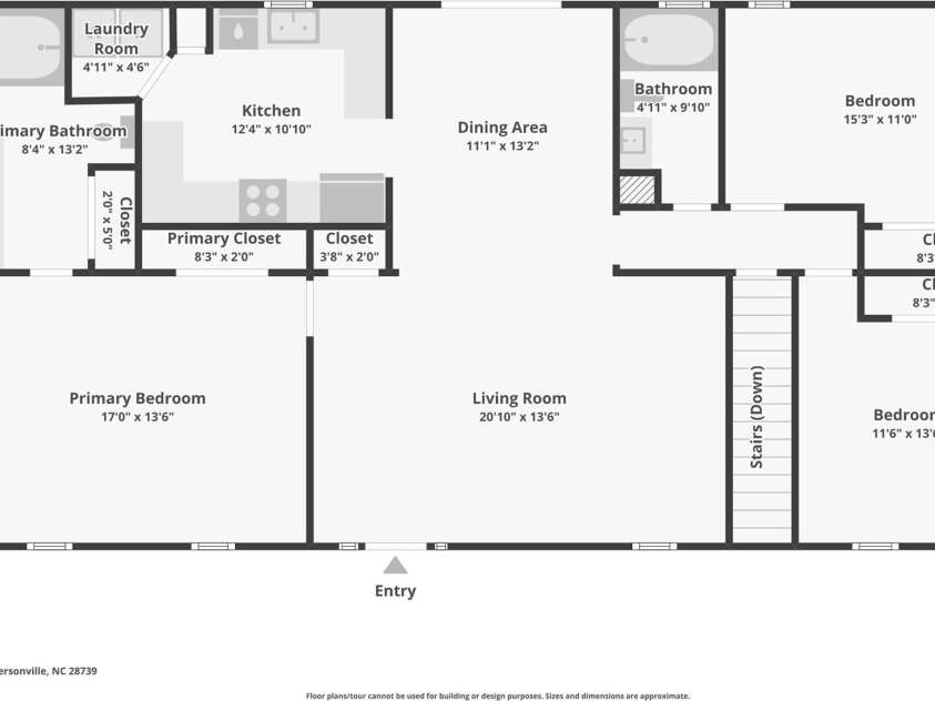 170 Elson Avenue, Hendersonville, NC 28739.  MLS# CAR4218963, YatesRealty ID 13900. Main Floor