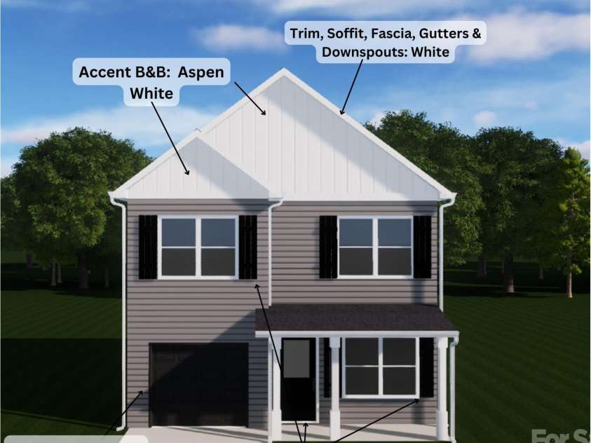 5005 County Home Road, Conover, NC 28613.  MLS# CAR4234411, YatesRealty ID 13903. Exterior Color Selections