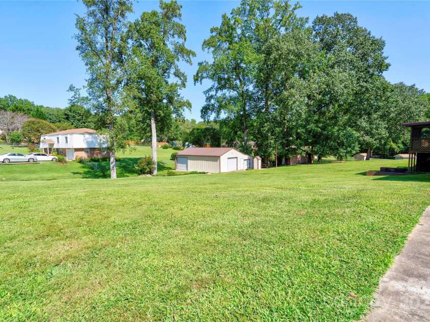 1701 Cedar Creek Road, Shelby, NC 28152.  MLS# CAR4298756, YatesRealty ID 13907. Back Yard