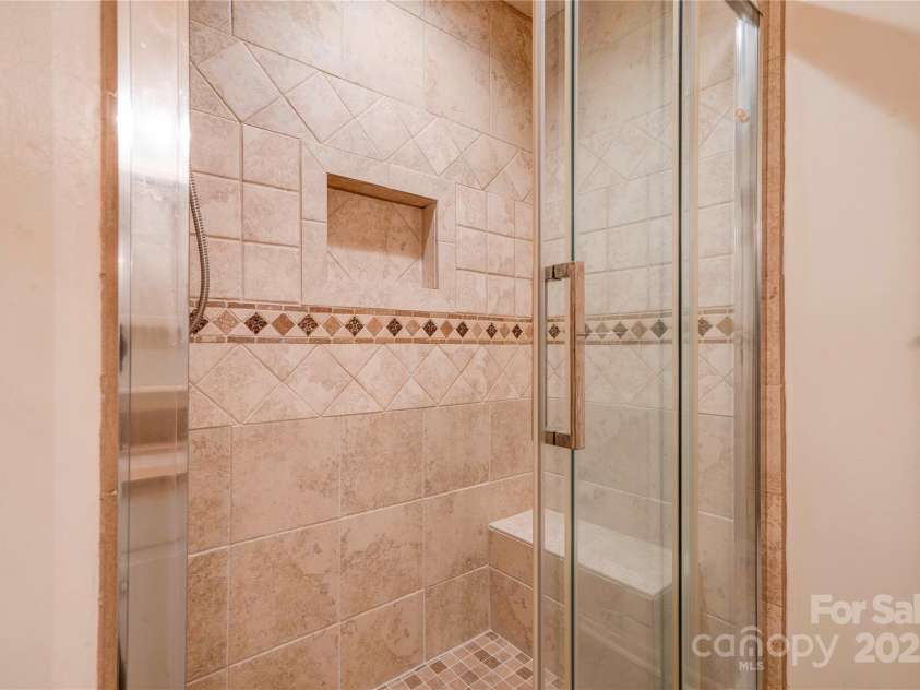 1701 Cedar Creek Road, Shelby, NC 28152.  MLS# CAR4298756, YatesRealty ID 13907. Bath 2 has tile walk-in shower..