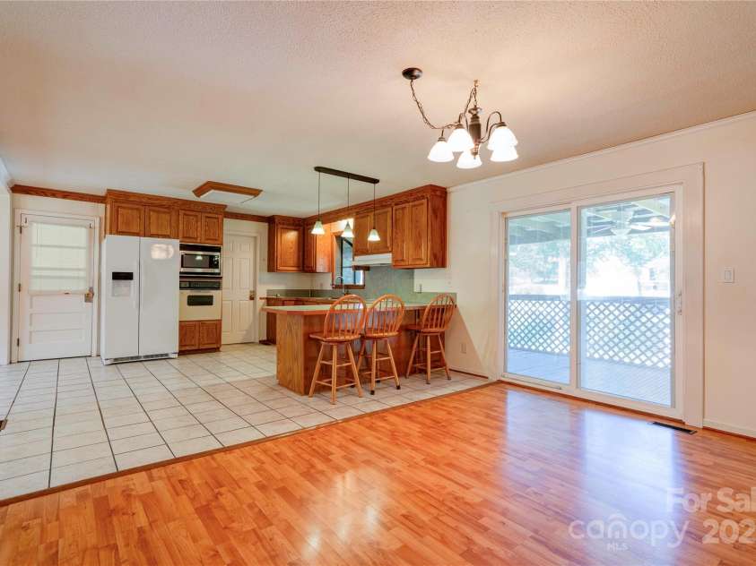 1701 Cedar Creek Road, Shelby, NC 28152.  MLS# CAR4298756, YatesRealty ID 13907. Dining Room & Kitchen