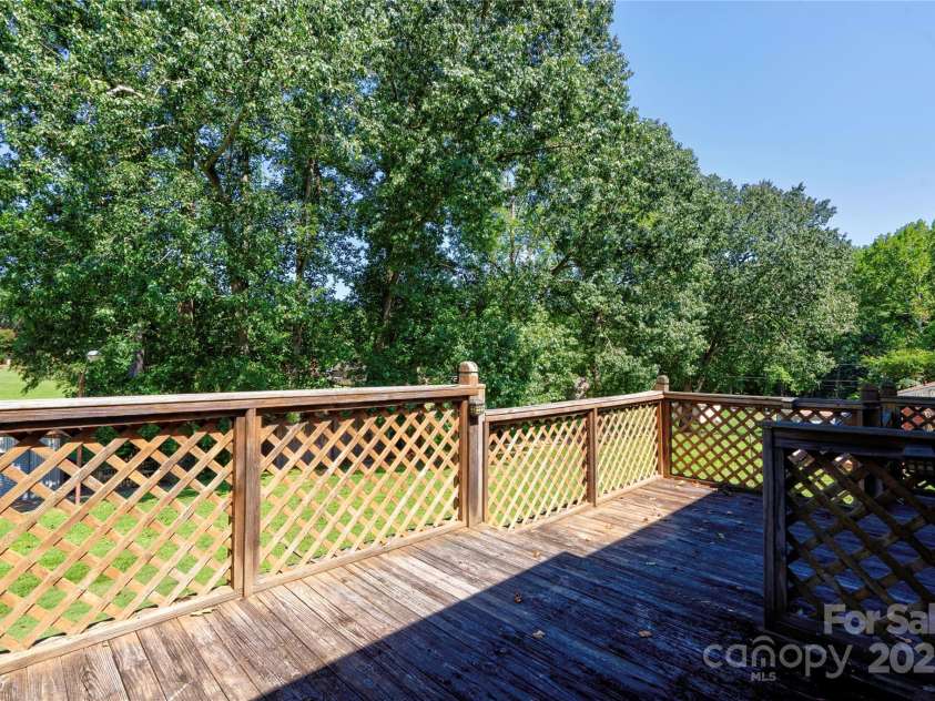 1701 Cedar Creek Road, Shelby, NC 28152.  MLS# CAR4298756, YatesRealty ID 13907. Rear Deck