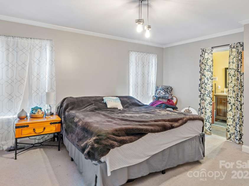 308 Browntown Road, Leicester, NC 28748.  MLS# CAR4216858, YatesRealty ID 13916. Primary Bedroom