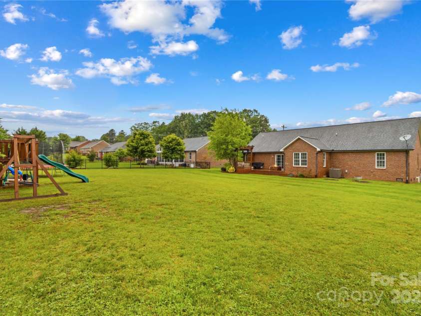 4336 Hunter Rhyne Road, Lincolnton, NC 28092.  MLS# CAR4257970, YatesRealty ID 13917. Rear yard, Playground