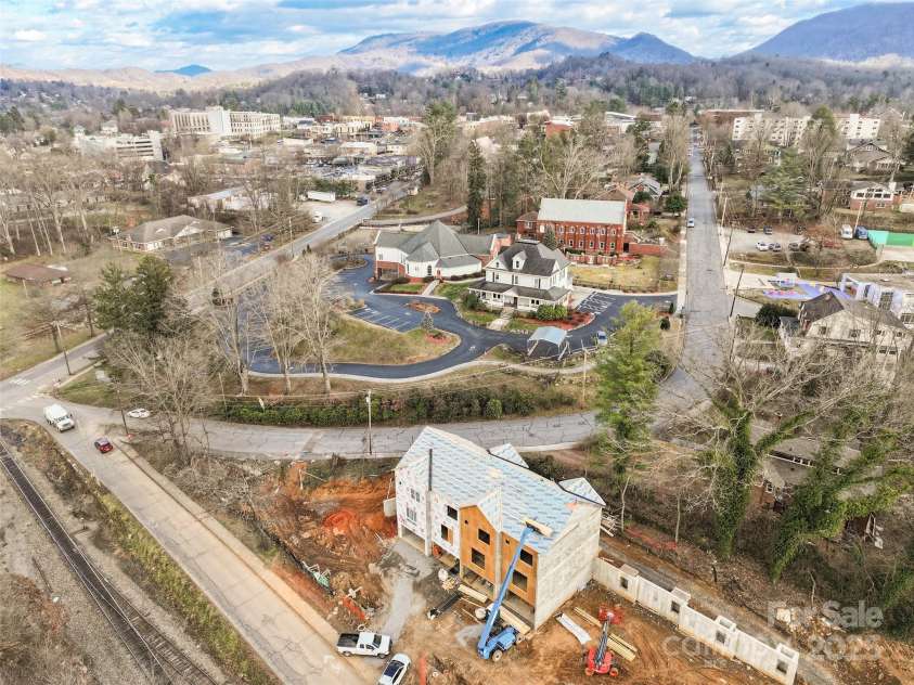 41 Richland Street, Waynesville, NC 28786.  MLS# CAR4330949, YatesRealty ID 1392. Aerial