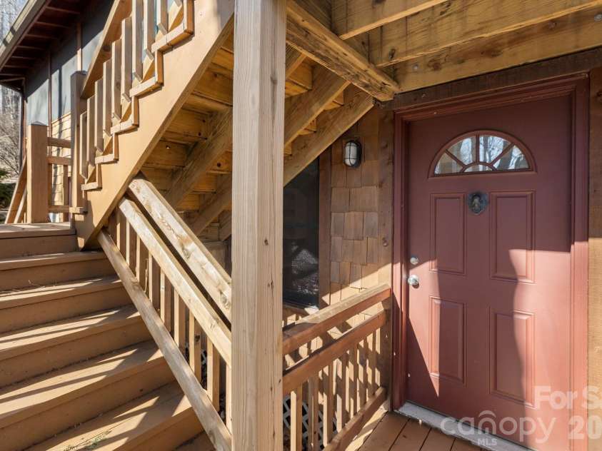 451 Crescent Trail, Highlands, NC 28741.  MLS# CAR4342214, YatesRealty ID 1392. Entrance to Bonus Room and Additional Storage Room