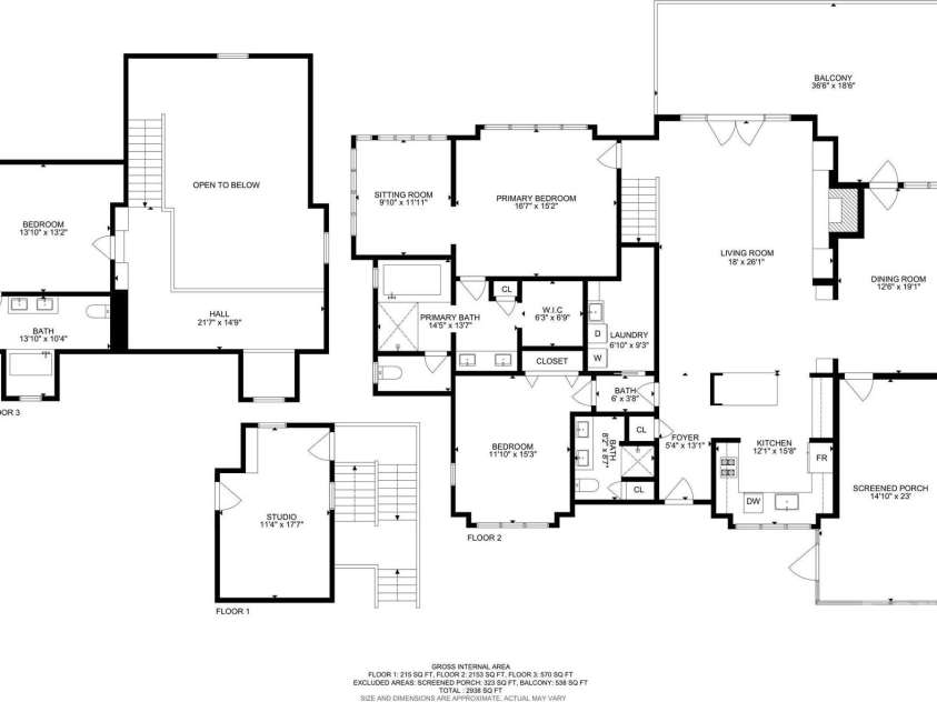 451 Crescent Trail, Highlands, NC 28741.  MLS# CAR4342214, YatesRealty ID 1392. Floor Plans: All levels