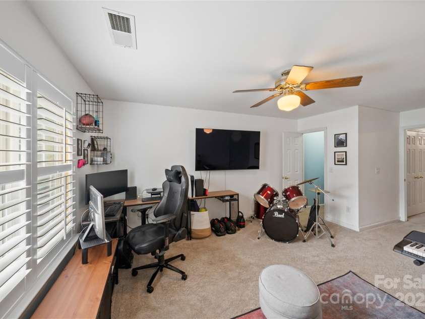 10434 Blackstock Road, Huntersville, NC 28078.  MLS# CAR4257029, YatesRealty ID 13924. Office / Bedroom 3