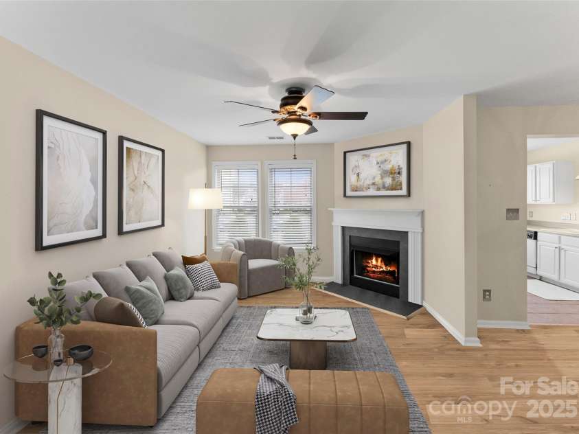 6635 Vlosi Drive, Charlotte, NC 28226.  MLS# CAR4235727, YatesRealty ID 13928. Virtually staged den