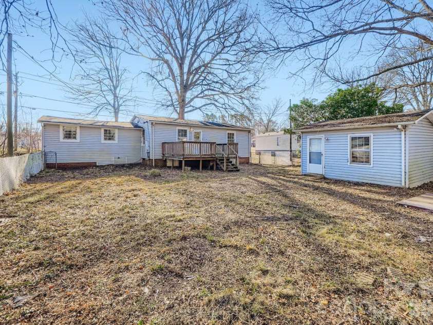 901 Klondale Street, China Grove, NC 28023.  MLS# CAR4336467, YatesRealty ID 13937. Back View
