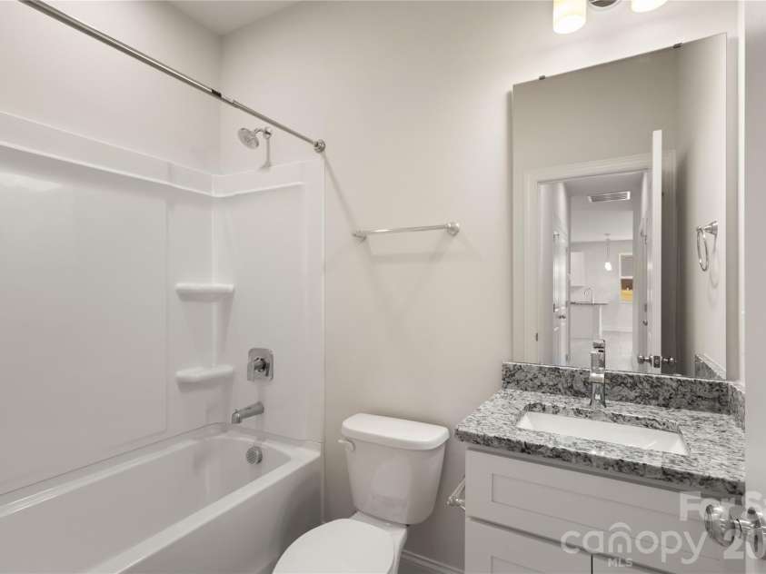 103 Willies Lane, Olin, NC 28660.  MLS# CAR4332219, YatesRealty ID 13950. Hallway bathroom