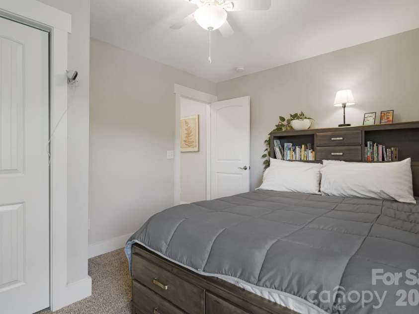 14 3rd Street, Asheville, NC 28803.  MLS# CAR4398696, YatesRealty ID 1397. Second bedroom upstairs