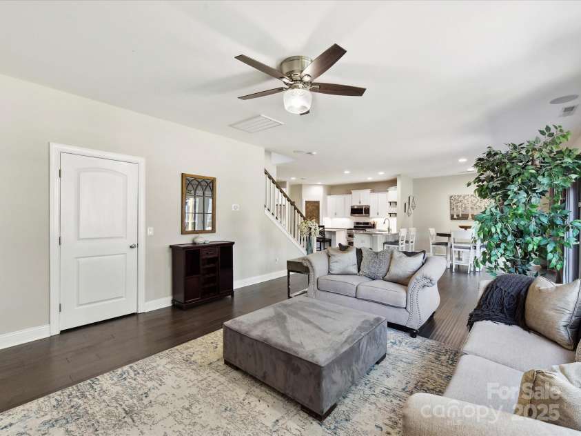 16404 Mckee Ridge Drive, Charlotte, NC 28278.  MLS# CAR4224178, YatesRealty ID 13977. Storage in Living Room