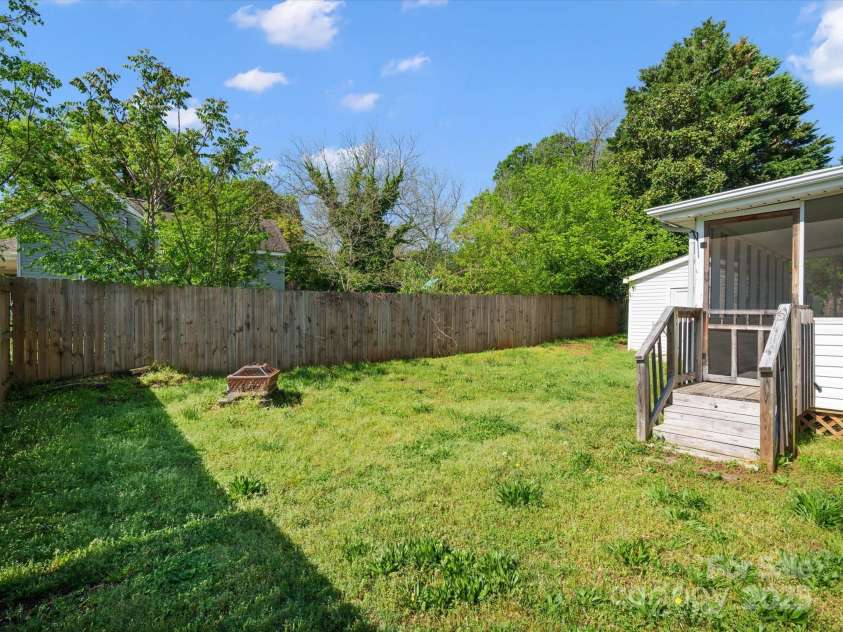 620 Third Street, Rock Hill, SC 29730.  MLS# CAR4251848, YatesRealty ID 13978. Backyard