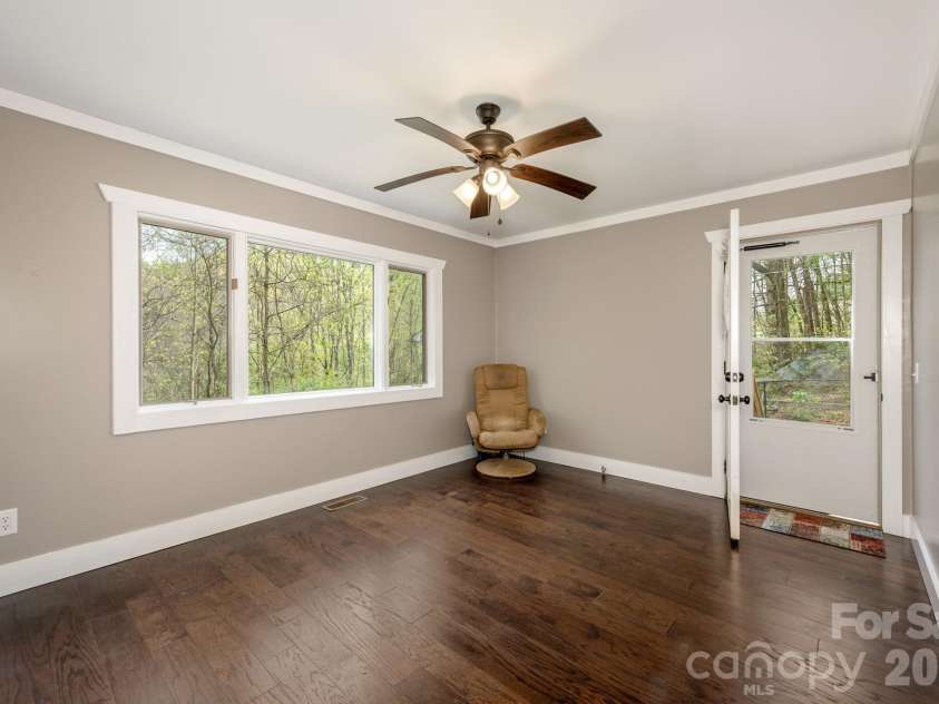 37 Camden Way, Rosman, NC 28772.  MLS# CAR4366138, YatesRealty ID 13983. Bonus room with door to back deck