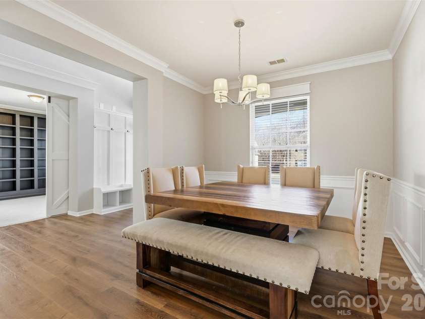 6004 Brook Valley Run, Monroe, NC 28110.  MLS# CAR4344182, YatesRealty ID 13984. Dining room