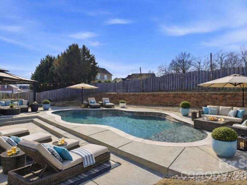 6004 Brook Valley Run, Monroe, NC 28110.  MLS# CAR4344182, YatesRealty ID 13984. Pool time!!