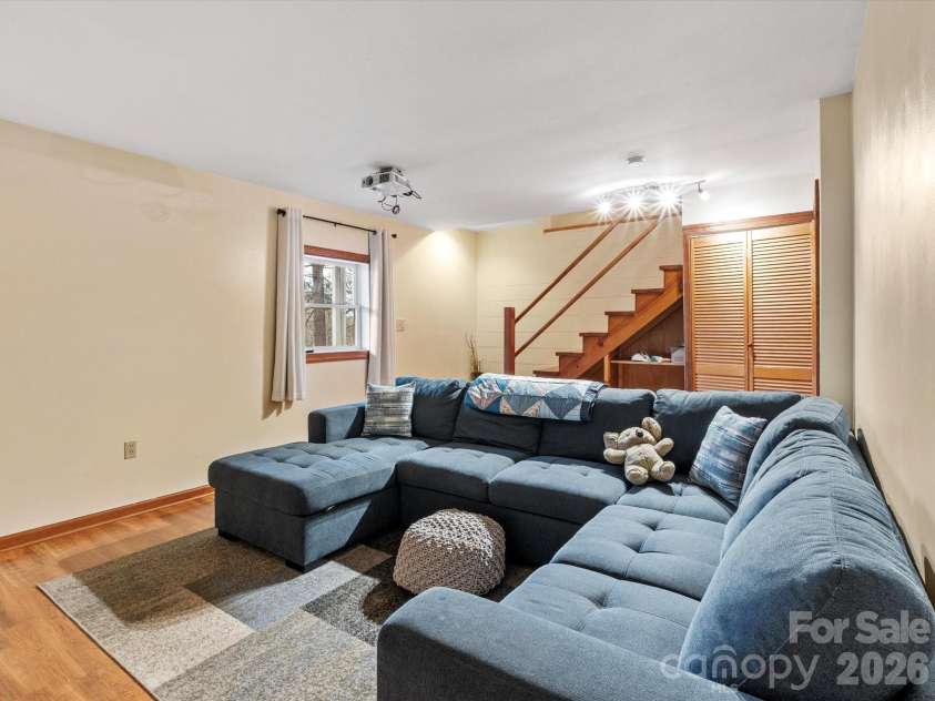 26 Morrow Drive, Fairview, NC 28730.  MLS# CAR4349703, YatesRealty ID 13987. Currently set up as a movie room!