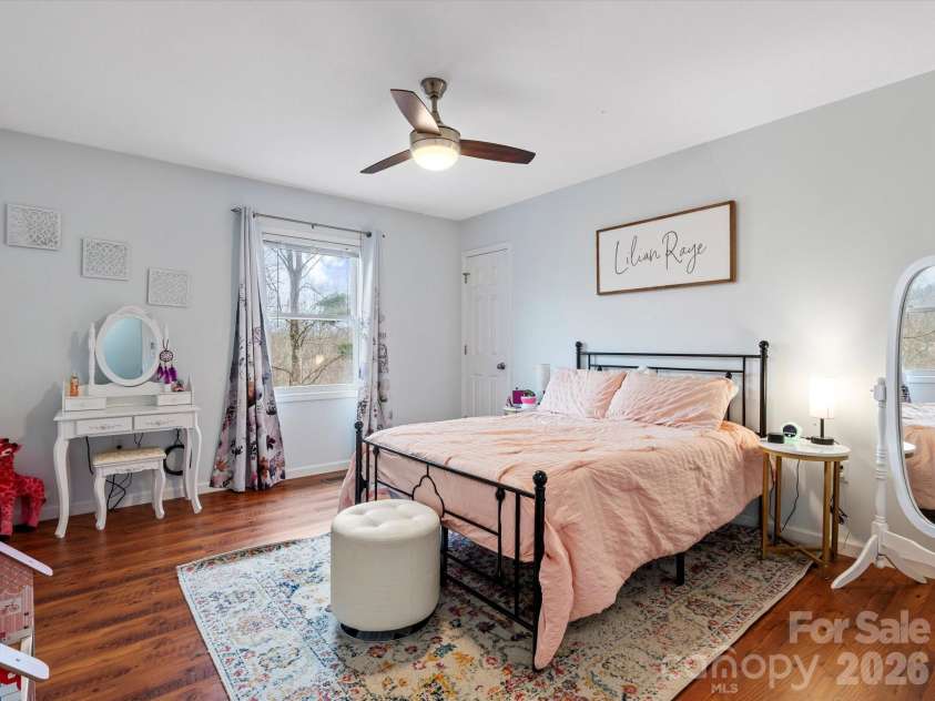 26 Morrow Drive, Fairview, NC 28730.  MLS# CAR4349703, YatesRealty ID 13987. First upstairs bedroom
