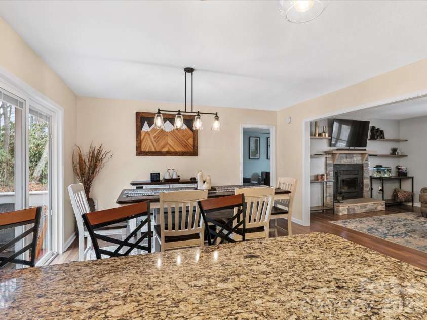 26 Morrow Drive, Fairview, NC 28730.  MLS# CAR4349703, YatesRealty ID 13987. Open concept entertaining and dining