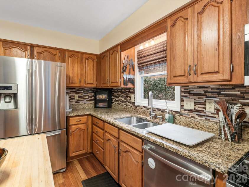 26 Morrow Drive, Fairview, NC 28730.  MLS# CAR4349703, YatesRealty ID 13987. Plenty of storage in the kitchen