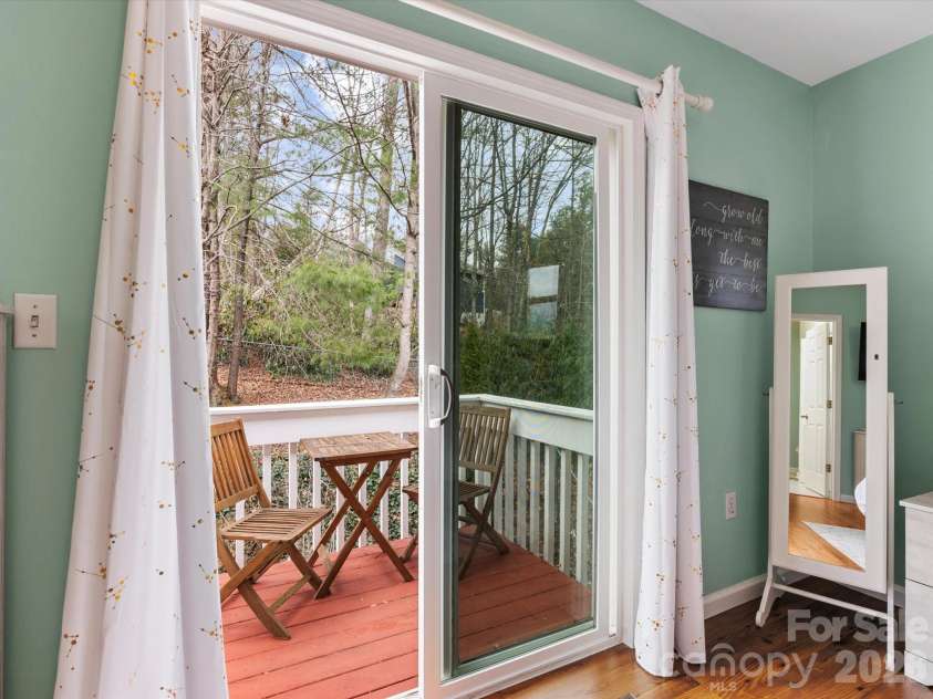 26 Morrow Drive, Fairview, NC 28730.  MLS# CAR4349703, YatesRealty ID 13987. Private balcony off the primary