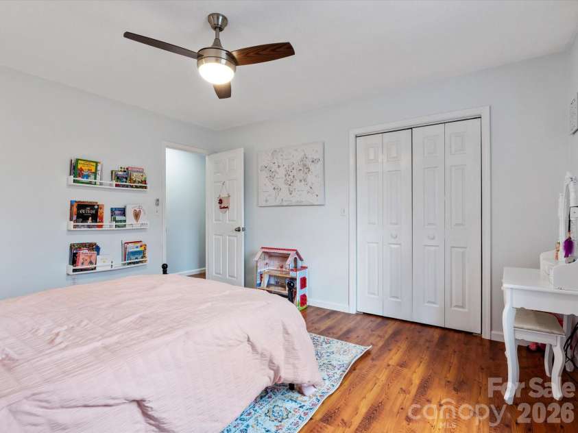 26 Morrow Drive, Fairview, NC 28730.  MLS# CAR4349703, YatesRealty ID 13987. Upstairs bedroom