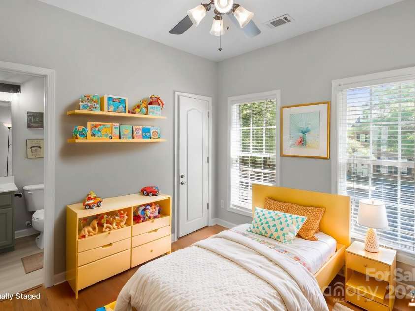 164 Singleton Road, Mooresville, NC 28117.  MLS# CAR4242800, YatesRealty ID 13988. Virtually staged secondary bedroom