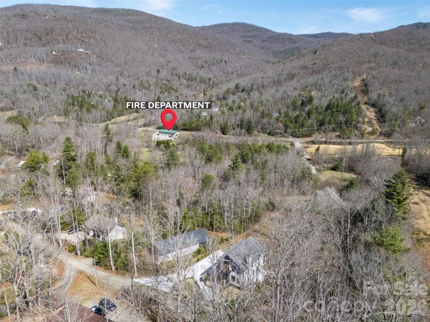 26 Pineview Road, Fairview, NC 28730.  MLS# CAR4357882, YatesRealty ID 13989. Fire station
