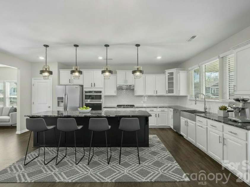 2600 Watergarden Street, York, SC 29745.  MLS# CAR4356242, YatesRealty ID 13990. Virtual staged kitchen