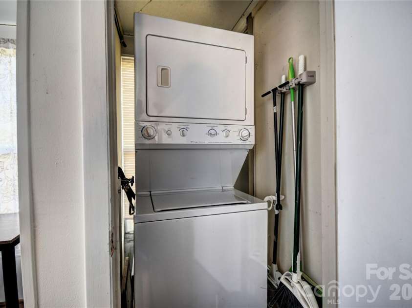 124 Pike Point, Waynesville, NC 28785.  MLS# CAR4371521, YatesRealty ID 13996. Laundry Closet off the Add-on room.