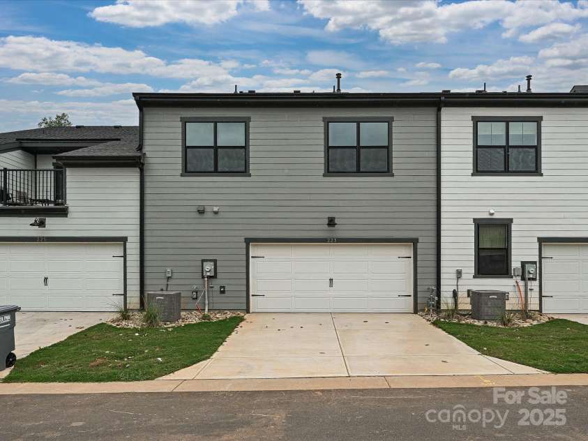 223 Halemarg Drive, Belmont, NC 28012.  MLS# CAR4269526, YatesRealty ID 13999. 2-bay side by side rear load garage.