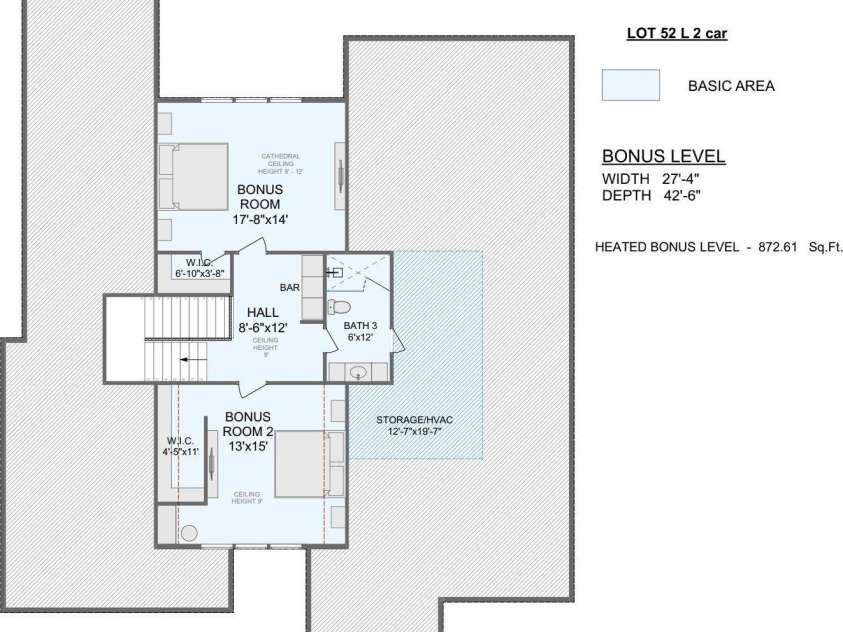 460 Big Hill Drive, Arden, NC 28704.  MLS# CAR4195531, YatesRealty ID 14. Simple floor plan - Bonus level