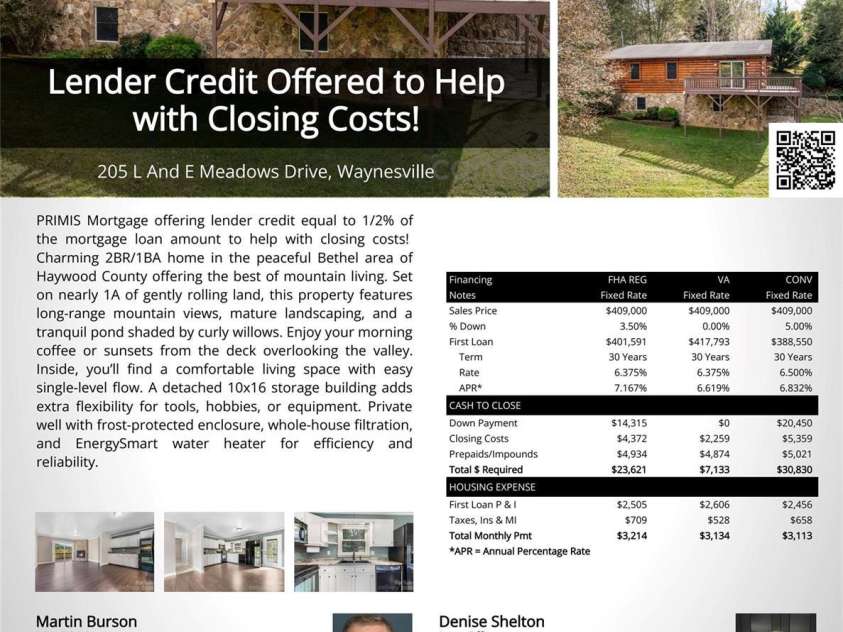 205 L And E Meadows Drive, Waynesville, NC 28786.  MLS# CAR4309569, YatesRealty ID 14001. 