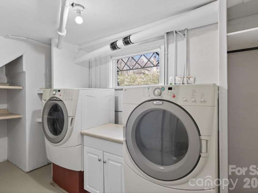 95 Whitney Avenue, Tryon, NC 28782.  MLS# CAR4354640, YatesRealty ID 14002. Laundry room
