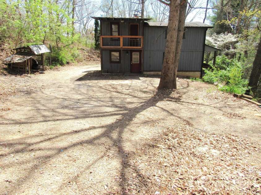 236 Moody Ridge Road, Clyde, NC 28721.  MLS# CAR4246737, YatesRealty ID 14009. Side Yard View of Home