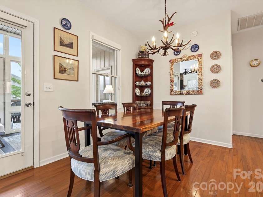 182 Baby Fox Drive, Marion, NC 28752.  MLS# CAR4359014, YatesRealty ID 14017. Dining area