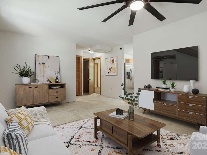 206 Willow Lane, Rosman, NC 28772.  MLS# CAR4290830, YatesRealty ID 1402. Room is virtually staged