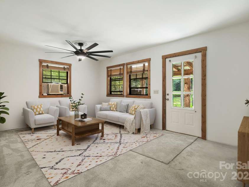 206 Willow Lane, Rosman, NC 28772.  MLS# CAR4290830, YatesRealty ID 1402. Room is virtually staged