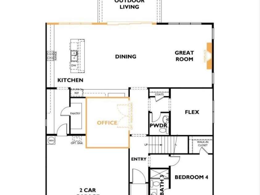 604 Hyder Trail, Tega Cay, SC 29708.  MLS# CAR4214719, YatesRealty ID 1402. Sample Floor Plan