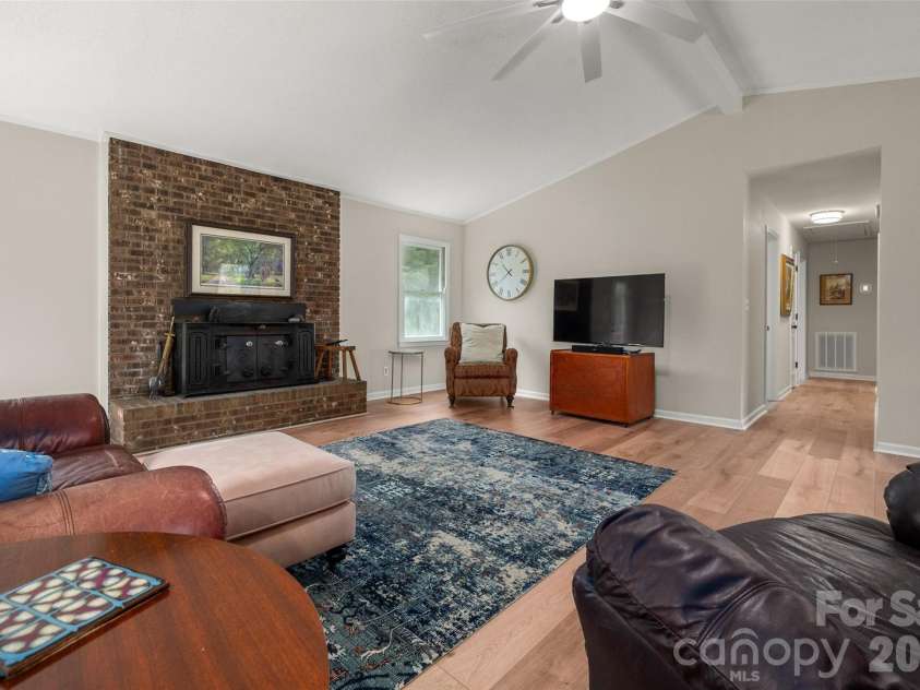 5219 New Town Road, Waxhaw, NC 28173.  MLS# CAR4355983, YatesRealty ID 14024. Wood Burning FP
