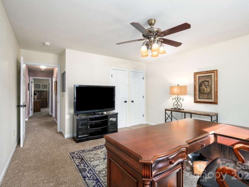 206 Carrington Place, Arden, NC 28704.  MLS# CAR4249528, YatesRealty ID 14027. Office View Toward Hallway