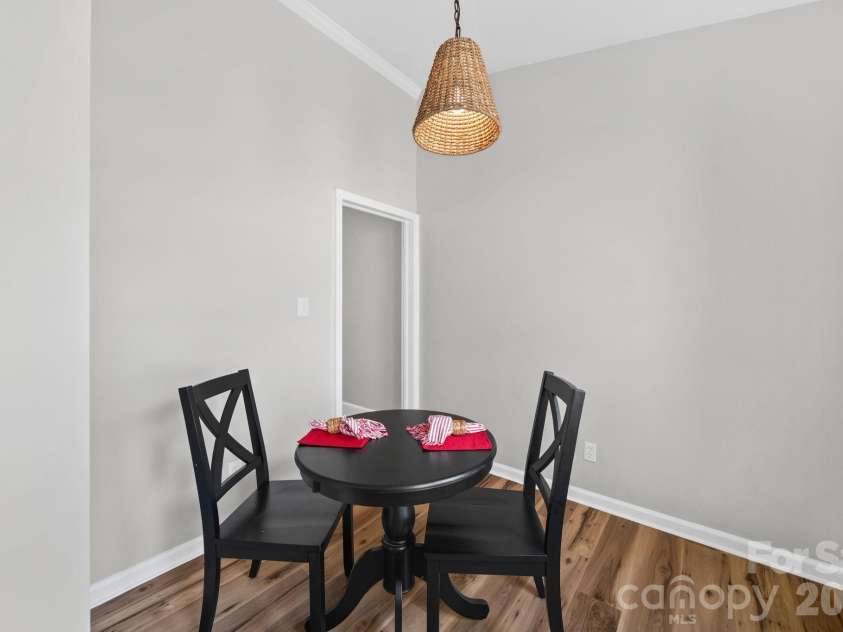 196 Spruce Street, Badin, NC 28009.  MLS# CAR4364935, YatesRealty ID 14031. Dining Area